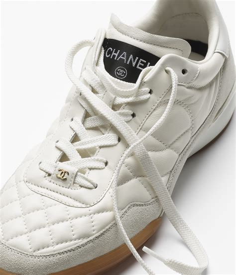 calfskin white chanel trainers|Sneakers .